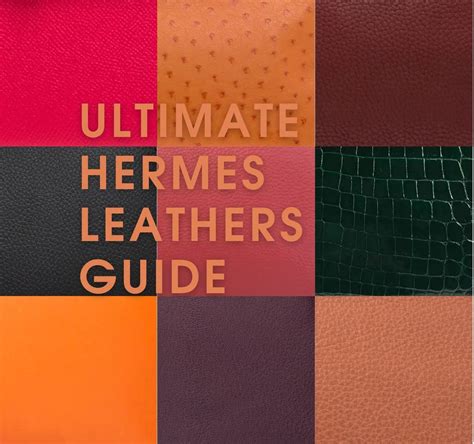 where does hermes get their leather|types of hermes leather.